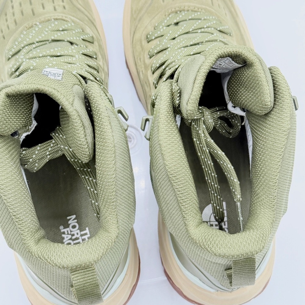 The North Face Womens Vectiv Exploris 2 Mid Futurelight Leather Size 9 Olive - Picture 9 of 11